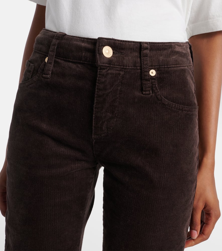 Calie Straight mid-rise flared jeans
