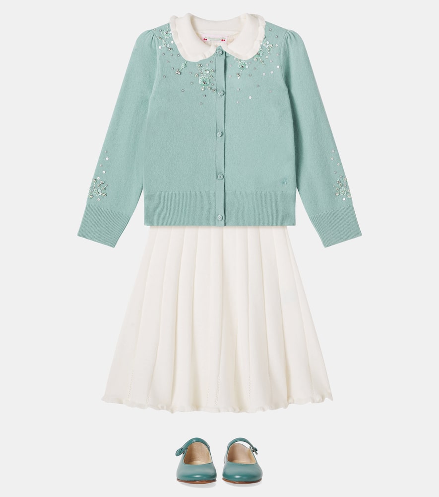 Louella embellished cashmere cardigan