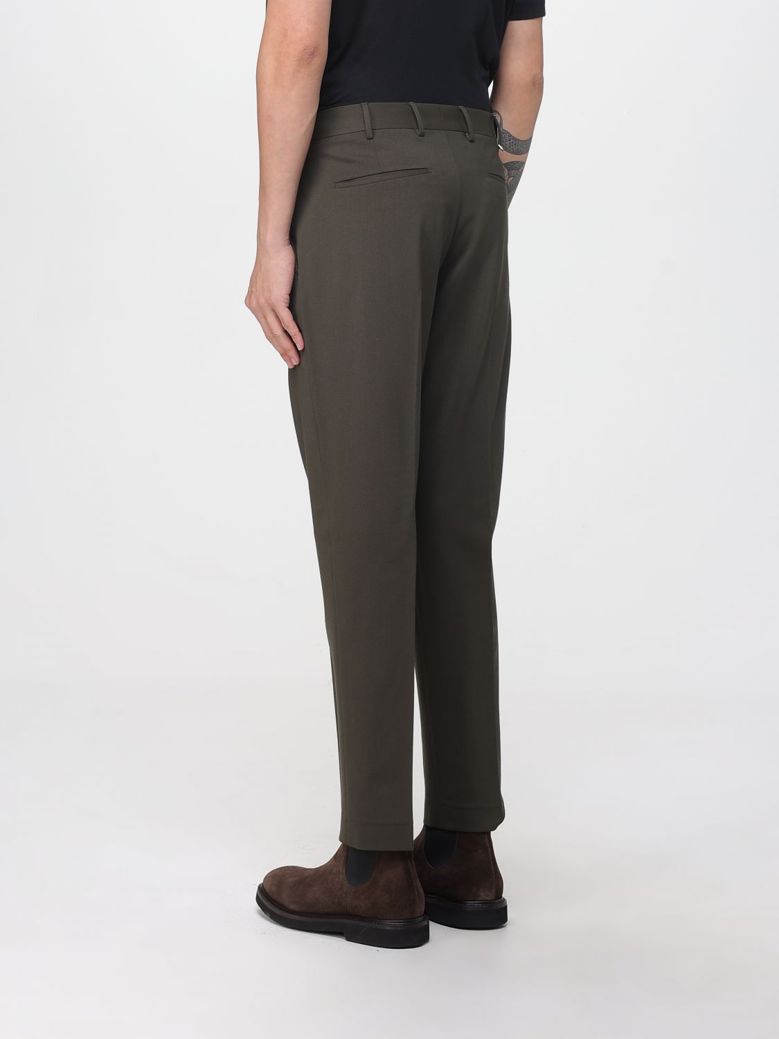 Pants Men color Military