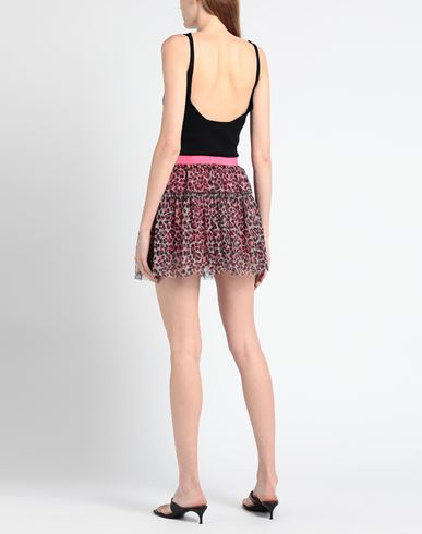Woman Mini skirt Fuchsia Size M Polyester