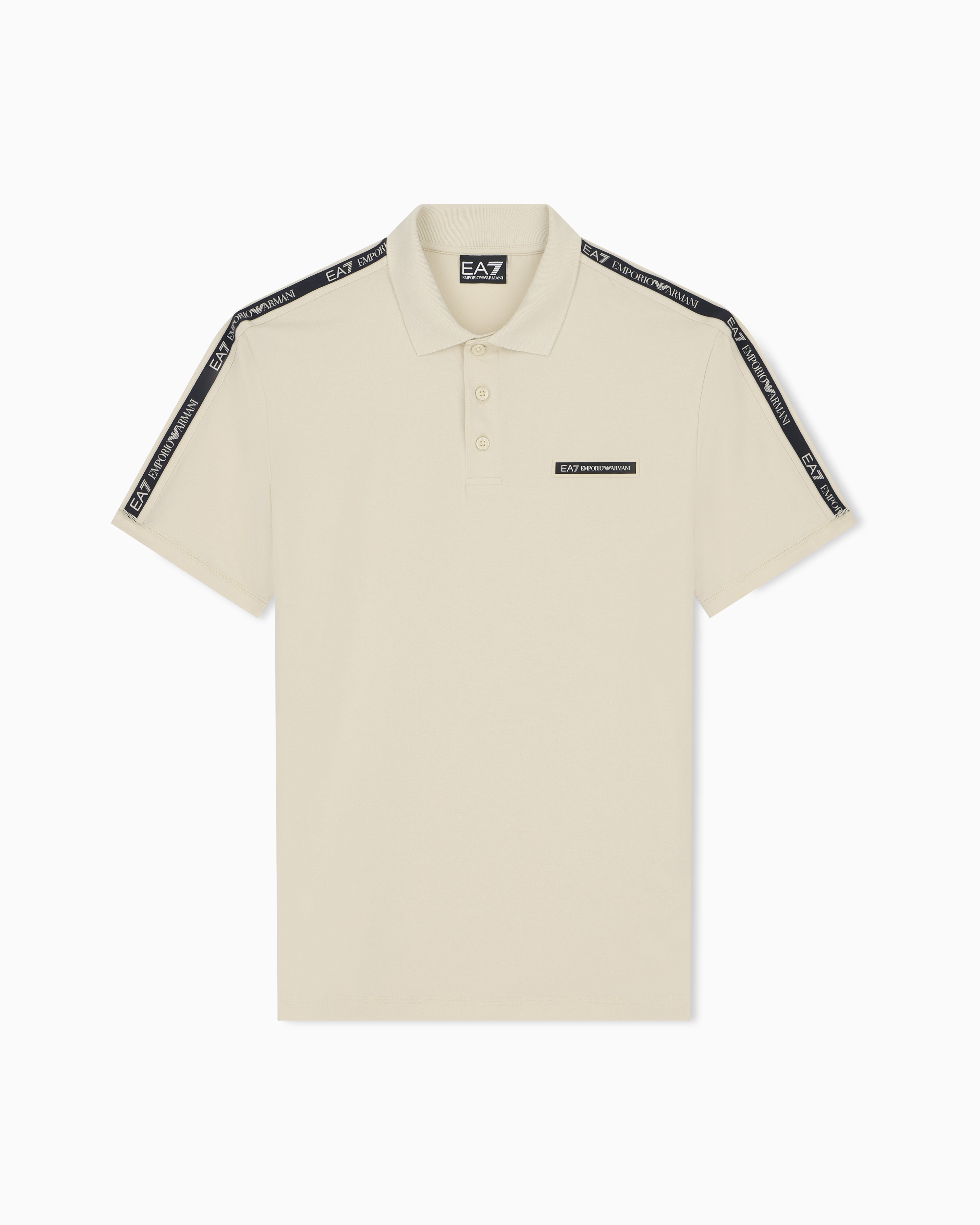 Regular fit polo shirt Logo Series in stretch cotton jersey