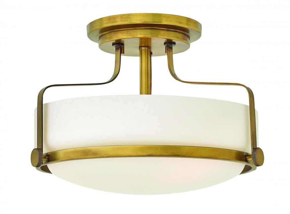 Heritage Brass LED Flush Mount from the Harper Collection