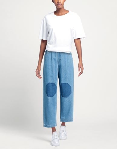 Woman Jeans Blue Size 32 Cotton