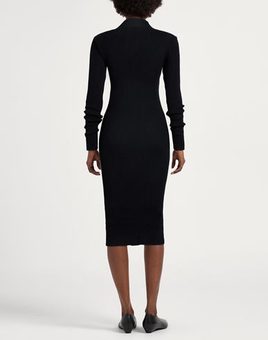 Woman Midi dress Black Size S Acrylic, Wool, Viscose, Polyester