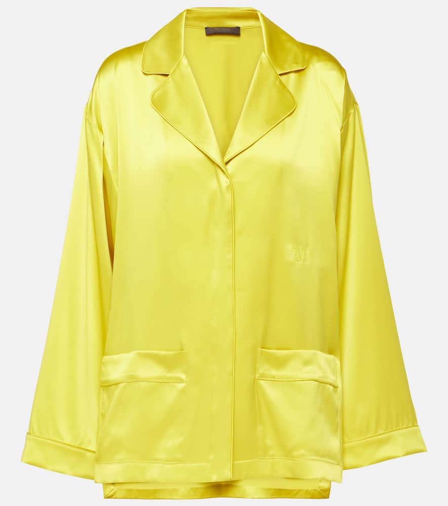 Elegante Vasaio silk pajama shirt