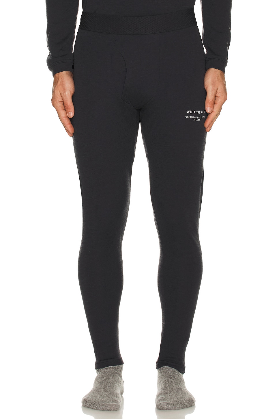 Whitespace Merino Baselayer Pants in Phantom. S also in L, M, XL/1X