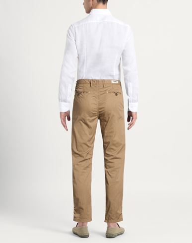Man Pants Light brown Size 30 Cotton, Polyester, Elastane