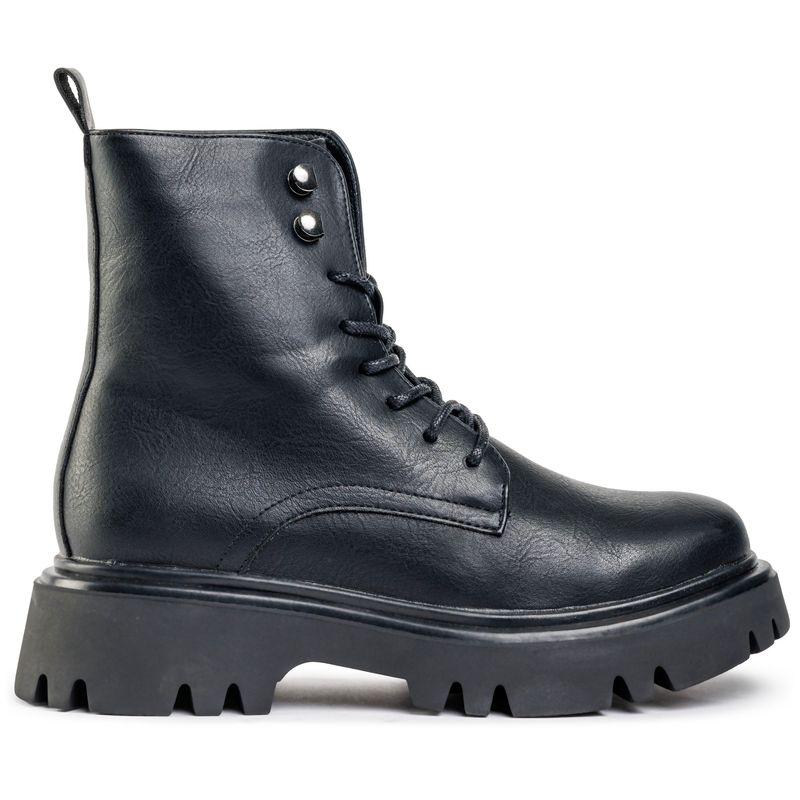 V.gan Womens Vegan Kanzi Lace Up Boots - Black