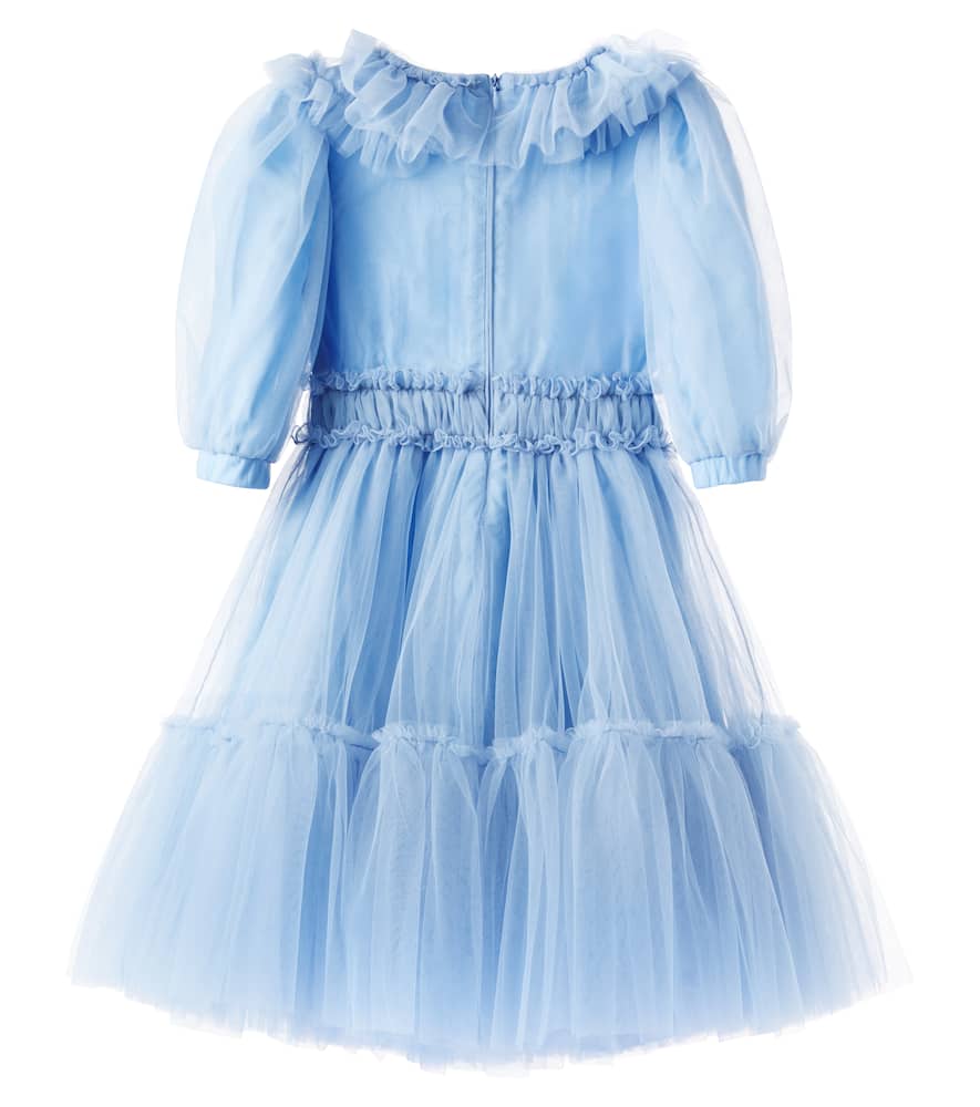 Ruffled tulle dress
