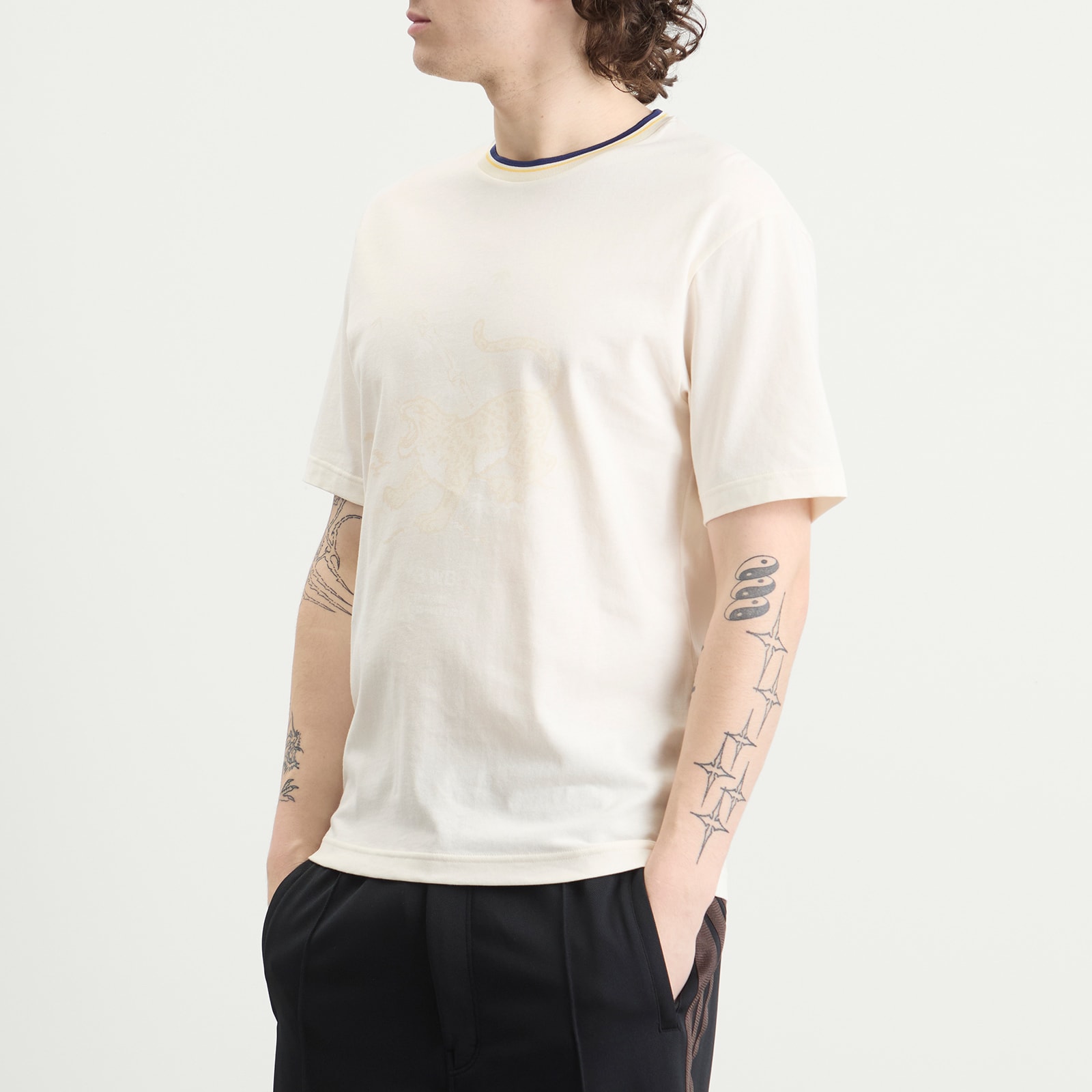 Men's Y3 x Wales Bonner Graphic T-Shirt Chalk White