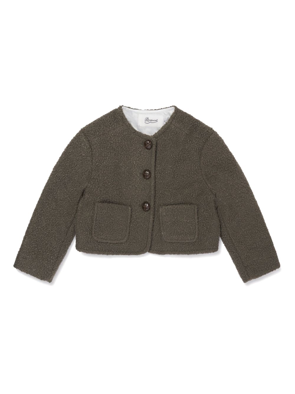 Tabitha textured wool jacket - Neutrals
