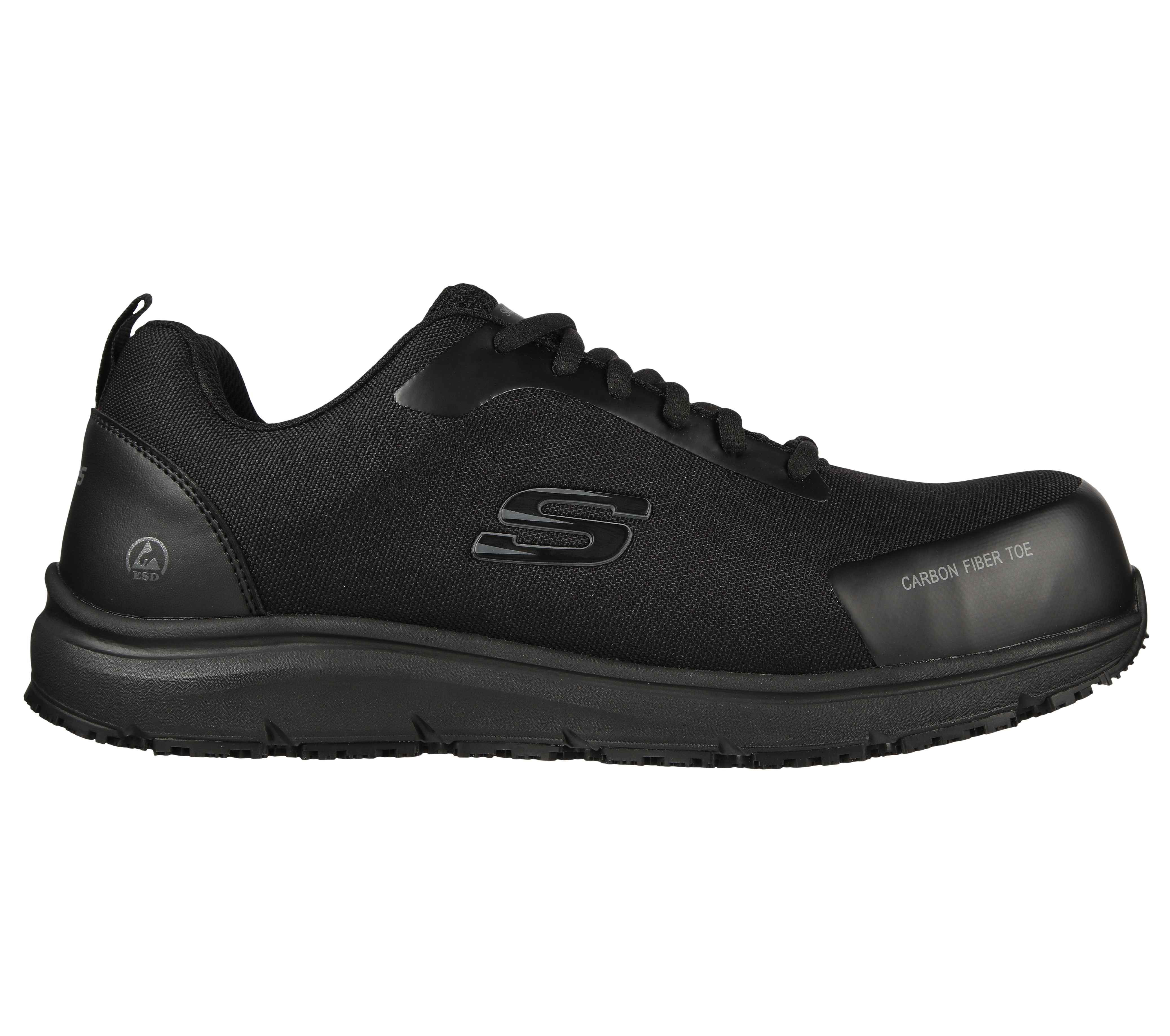 Skechers Work: Ulmus SR Sneaker CM Zwart, Maat 44