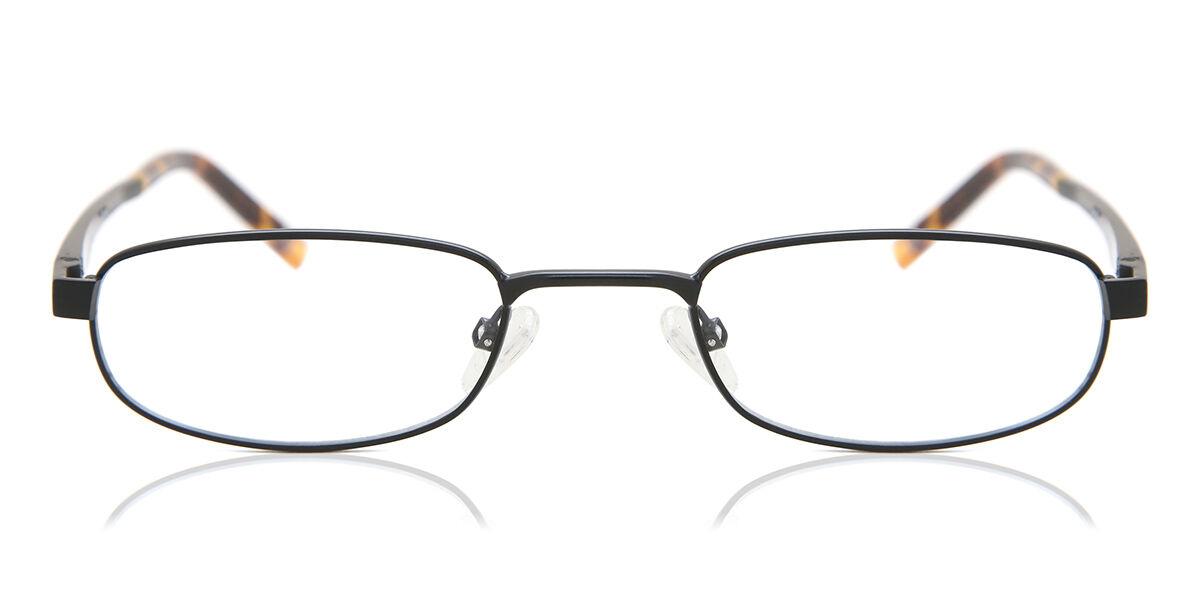 Rectangle Full Rim Metal Men's Prescription Glasses Online Black 51 - Free Lenses - Blue Light Block Available - SmartBuy Collection