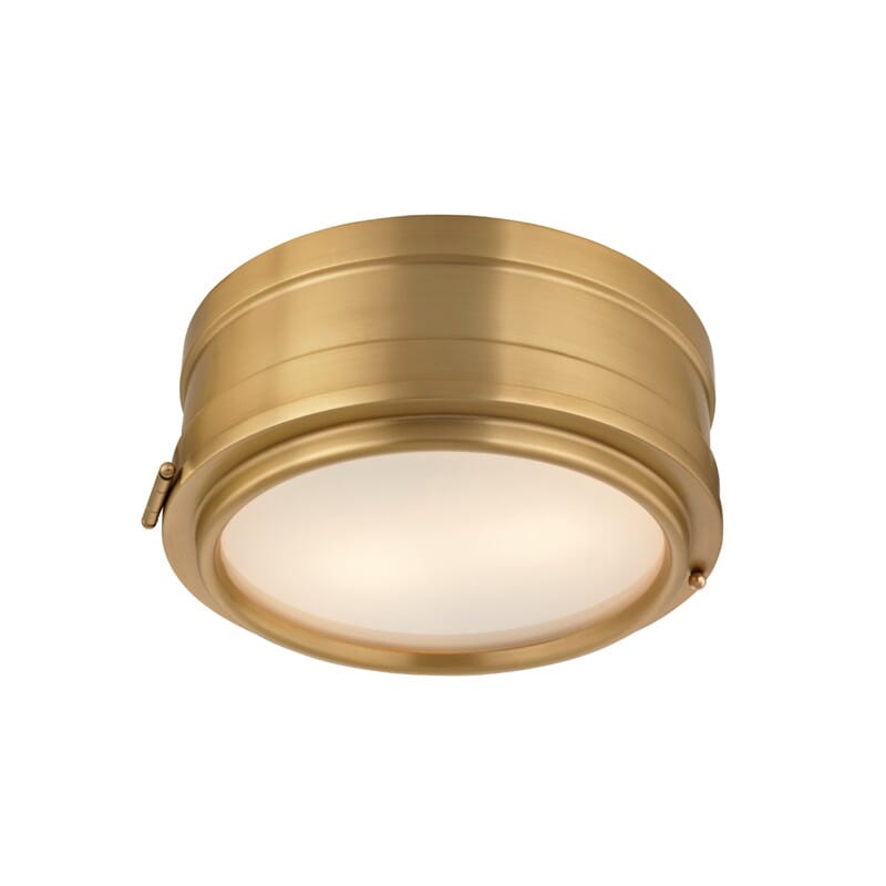 Rye 2-Light Ceiling Light in Aged Bra