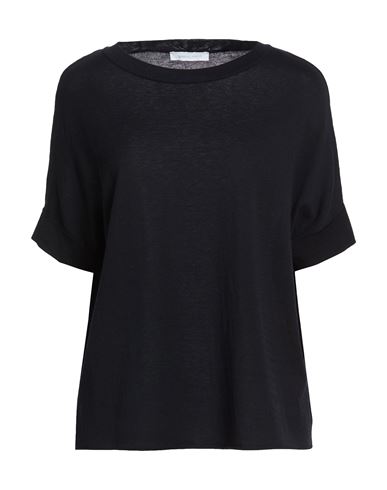 Woman Sweater Midnight blue Size S Silk, Cotton