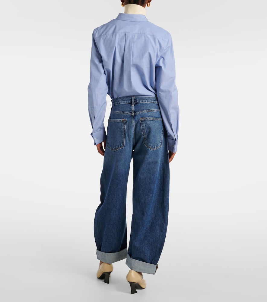 The Bubble barrel-leg jeans