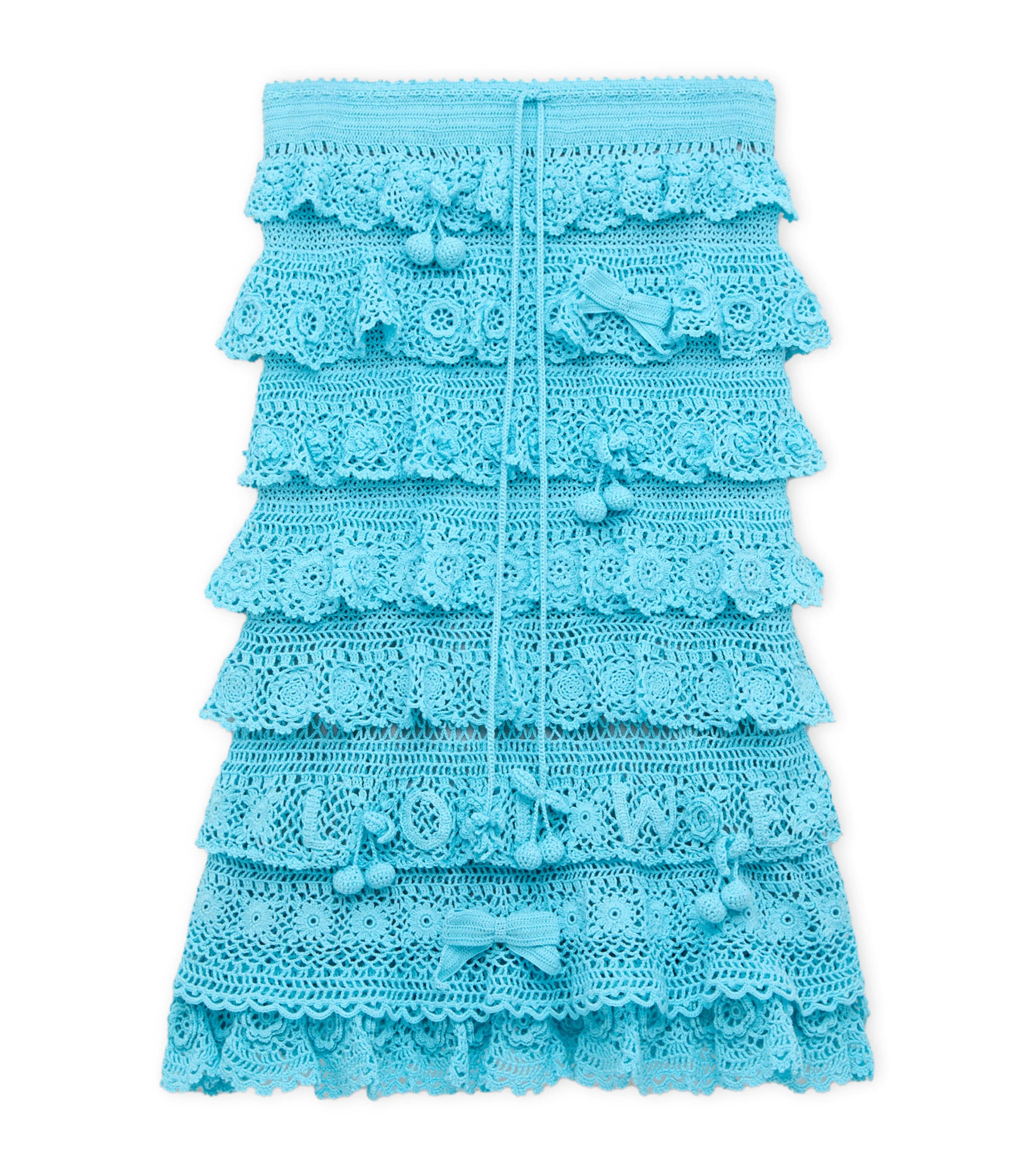 X Paula's Ibiza Crochet Midi Skirt