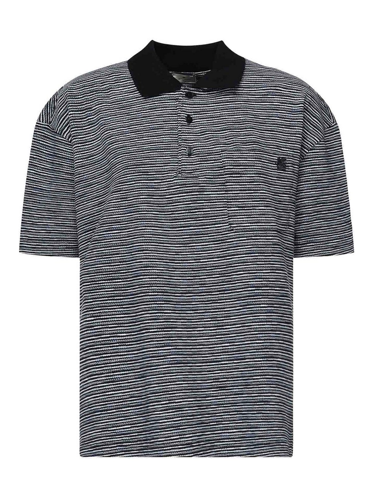 Striped Cotton Polo Shirt