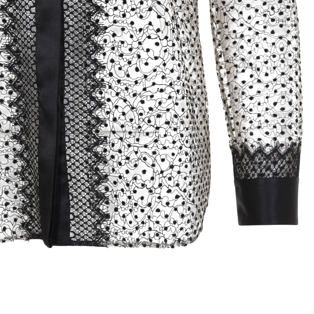 Flock Polka Dot Shirt