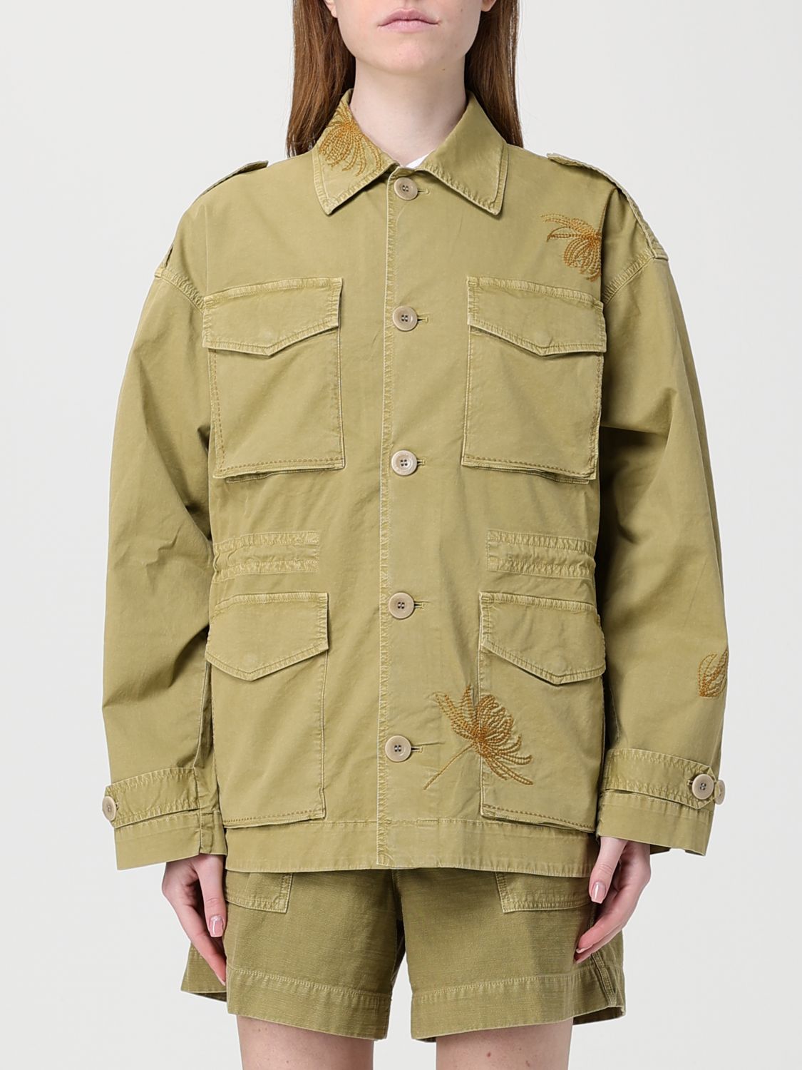 Jacket Woman color Acid Green