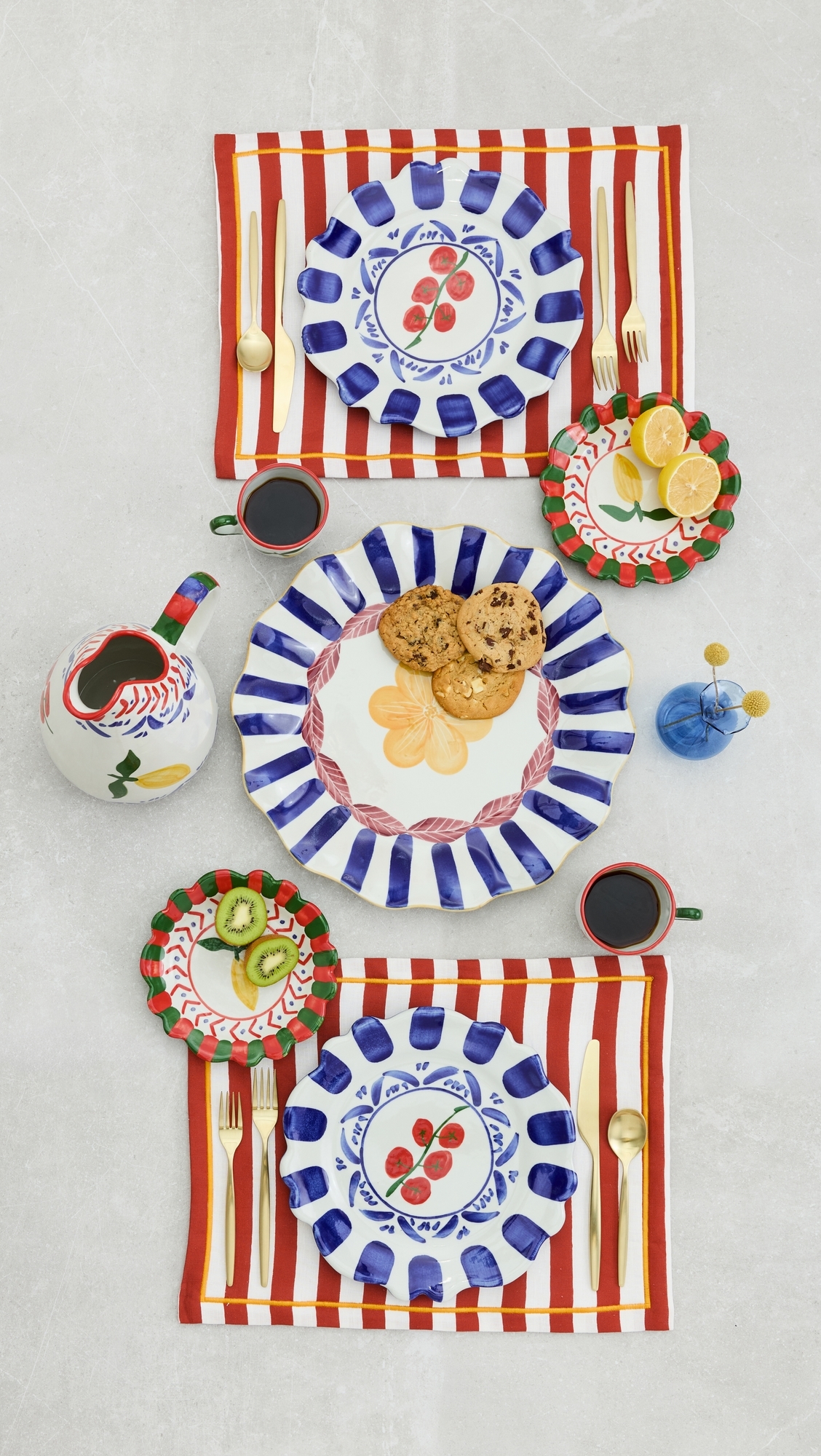 Picnic Mug Set of Two Multi Picnic One Size