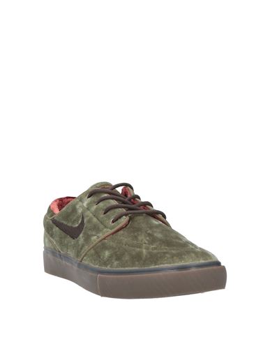 Woman Sneakers Military green Size 4.5 Textile fibers