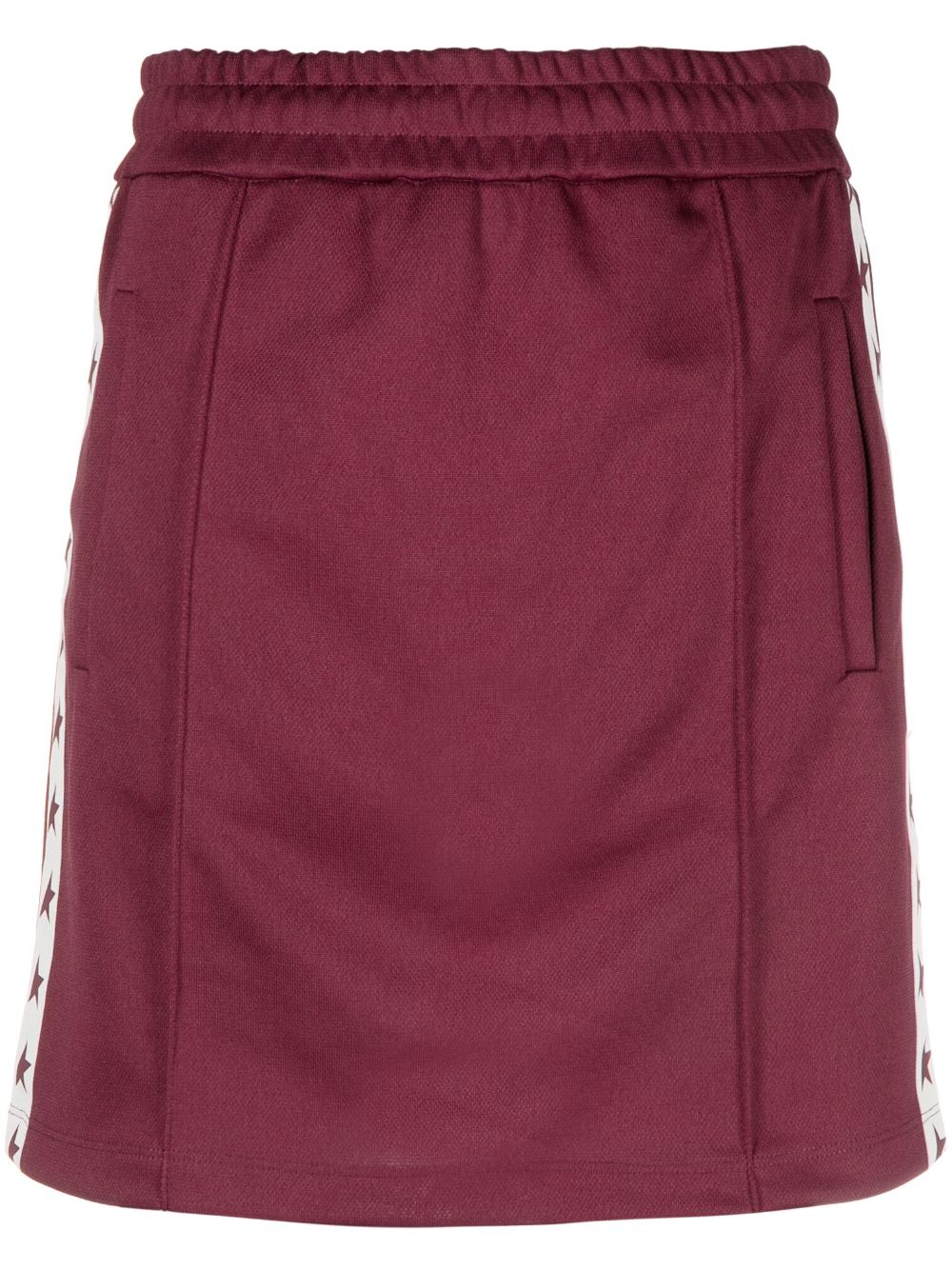 Rock Star side stripe skirt - Red