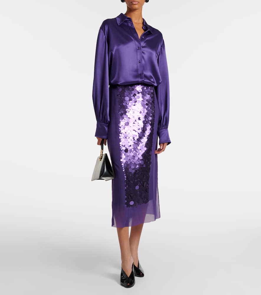 Dieu satin blouse