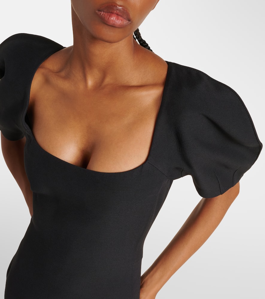 Niahm wool and silk maxi dress