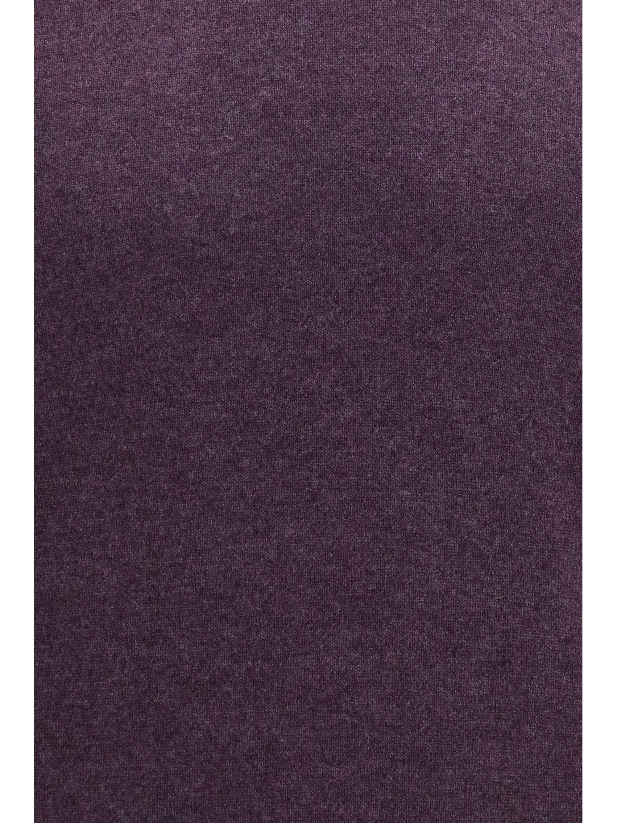 100% Cashmere Sweater — Purple