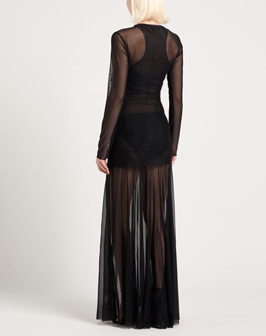 Woman Maxi dress Black Size M Polyamide