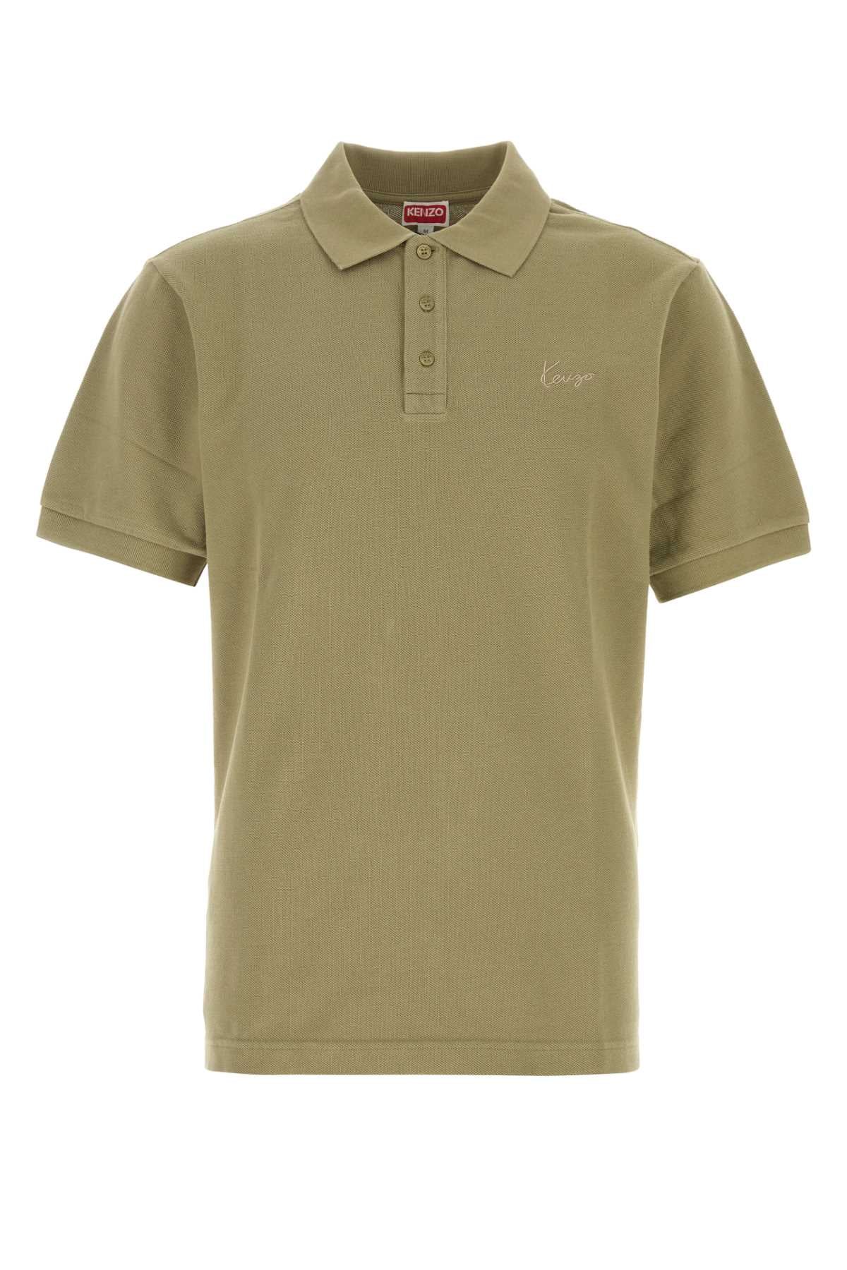 Signature Polo Shirt — Khaki