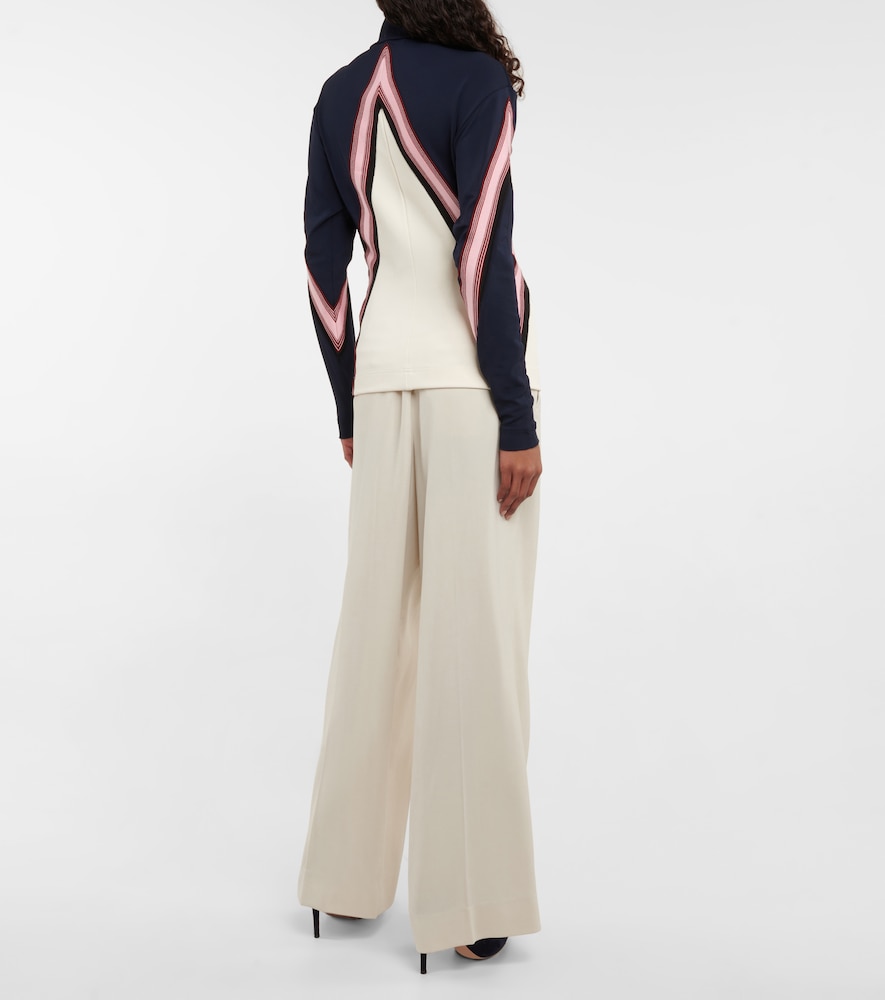 Victoria Beckham Chevron track top
