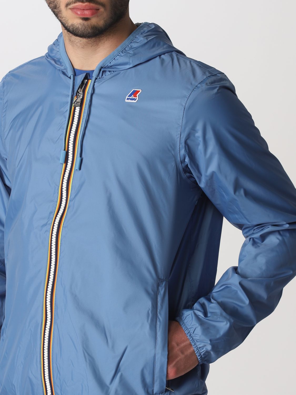 Jacket Men color Sky Blue