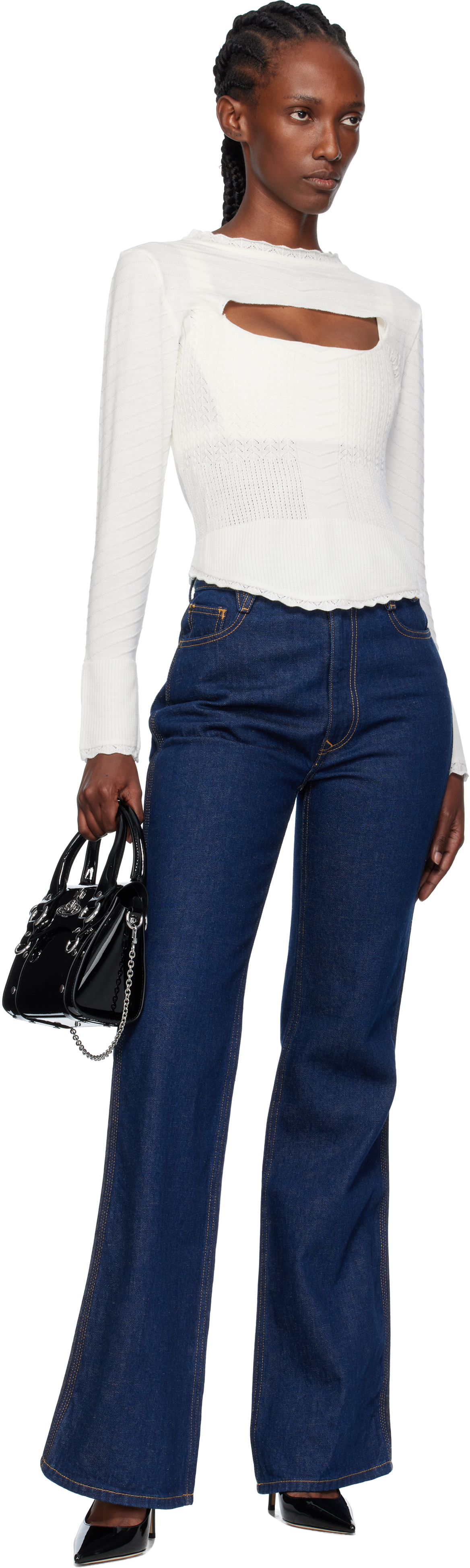 White Maria Corset Top
