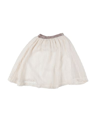 Caffé D'orzo Kid Girl Kids' skirt Ivory Size 14 Acrylic, Polyester, Modal, Silk