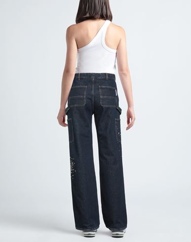 Des_phemmes Woman Jeans Blue Size 4 Cotton, Elastane
