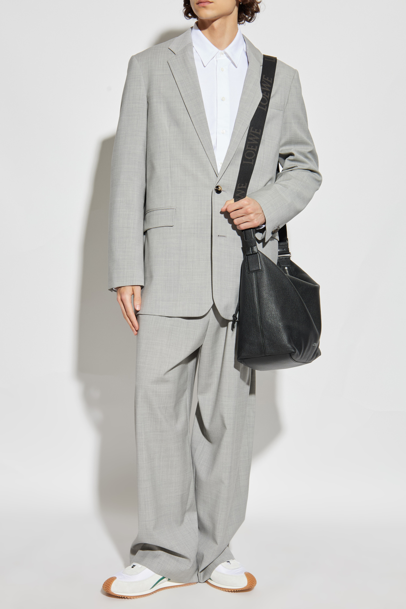 Wool Blazer, Men's, Grey