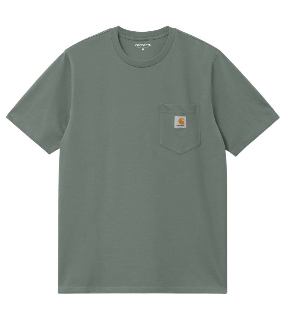 Dark Green COTTON T-SHIRT WITH LOGO