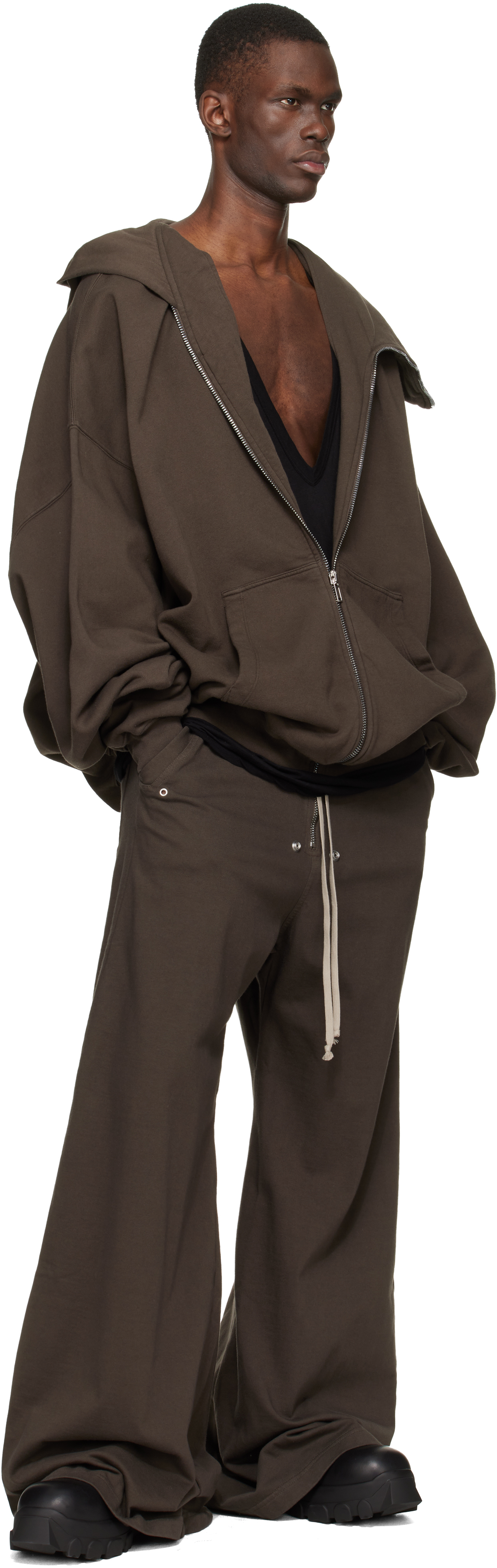 Brown Temple Mountain Hun Hoodie