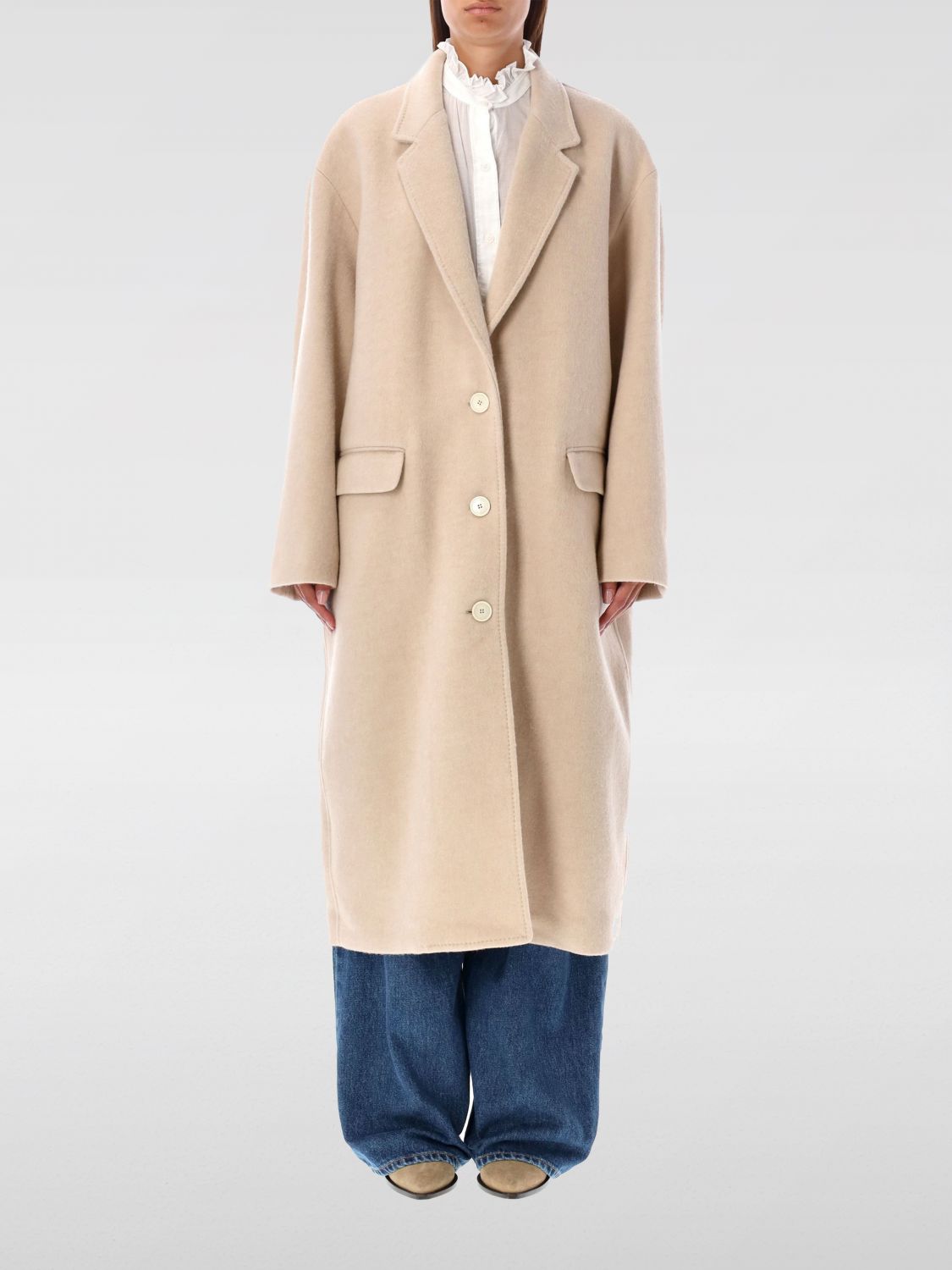Coat Woman color Beige
