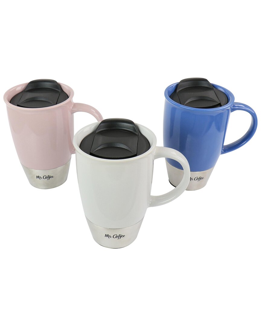 14oz Stoneware Travel Mugs (Set of 3)