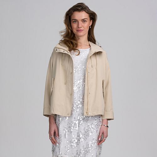 Hooded Cropped Parka