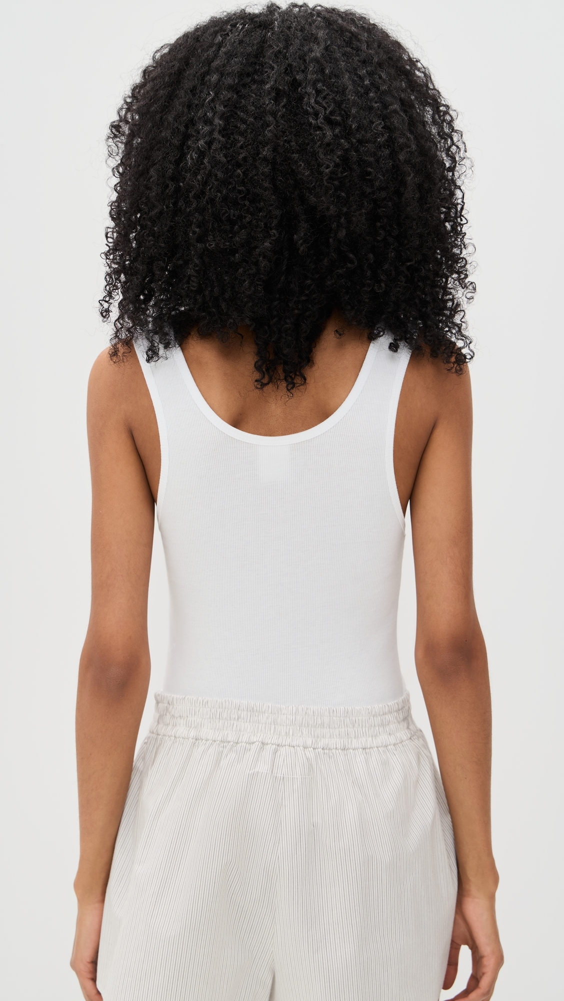 Homme Girls X Fruit of The Loom Classic Tank with Double Logo White w/ Fruit Clusters