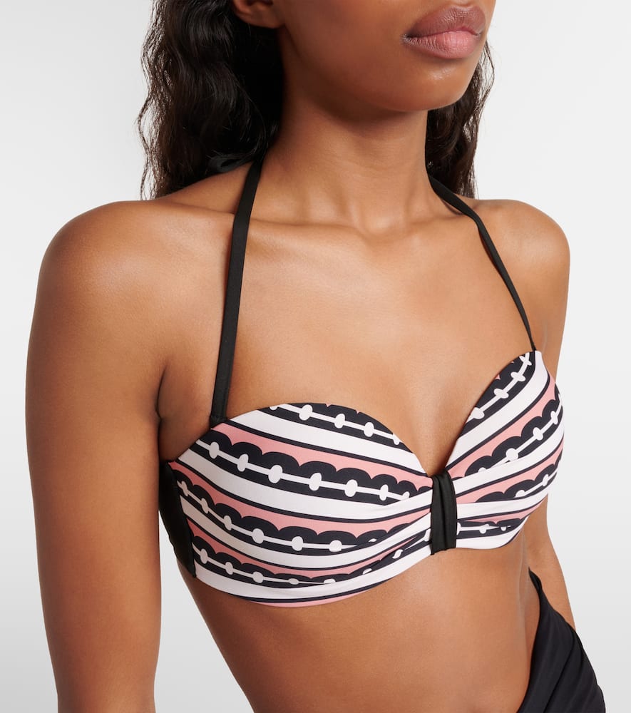 Alaska printed bikini top