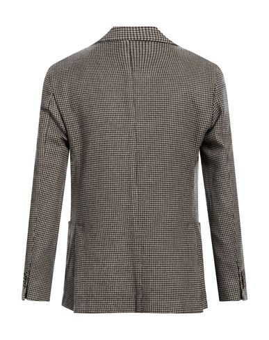 Man Blazer Khaki Size 42 Wool
