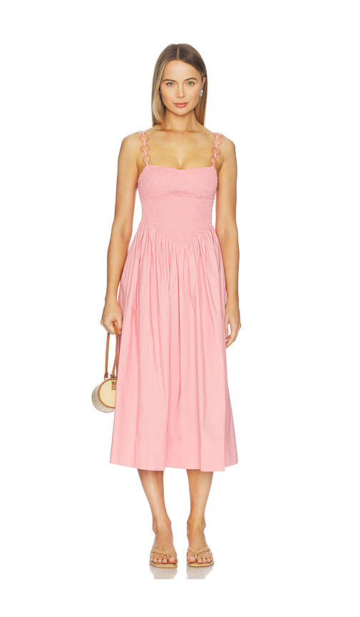 Saudade Rossi Dress in Pink. L. Also in M, S