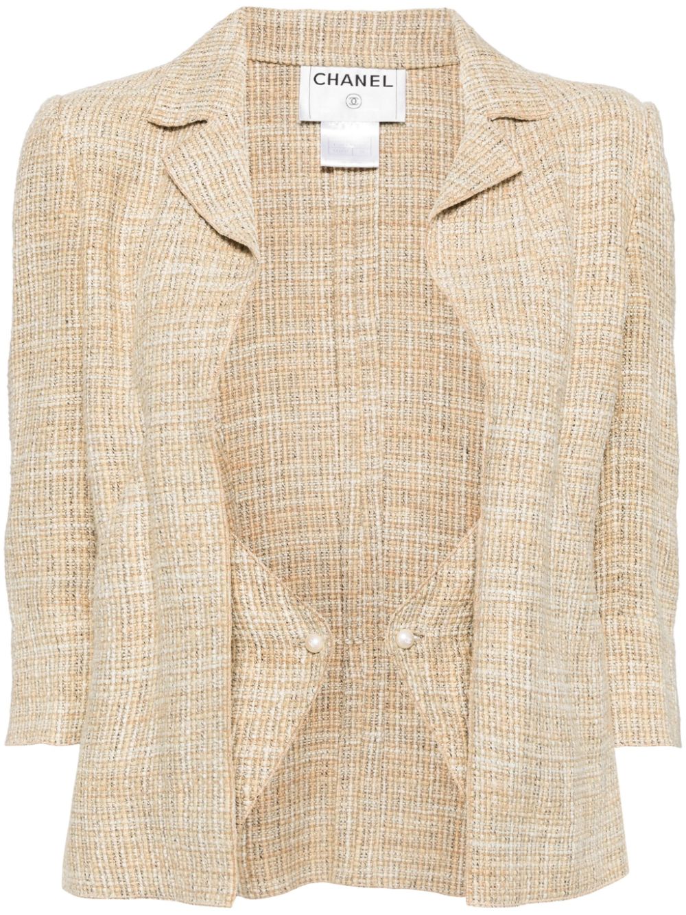 2003 tweed jacket - Neutrals