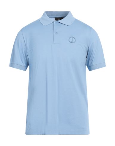 Dunhill Man Polo shirt Light blue Size M Cotton