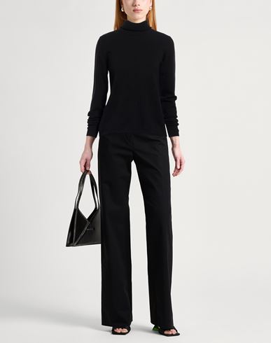 Woman Turtleneck Black Size S Wool, Cashmere